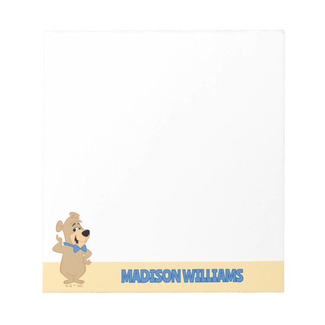 Bloco De Notas Urso Boo-Boo Precoce (Frente)