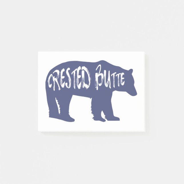 Bloco De Notas Urso Colorado Butte Crested (Frente)