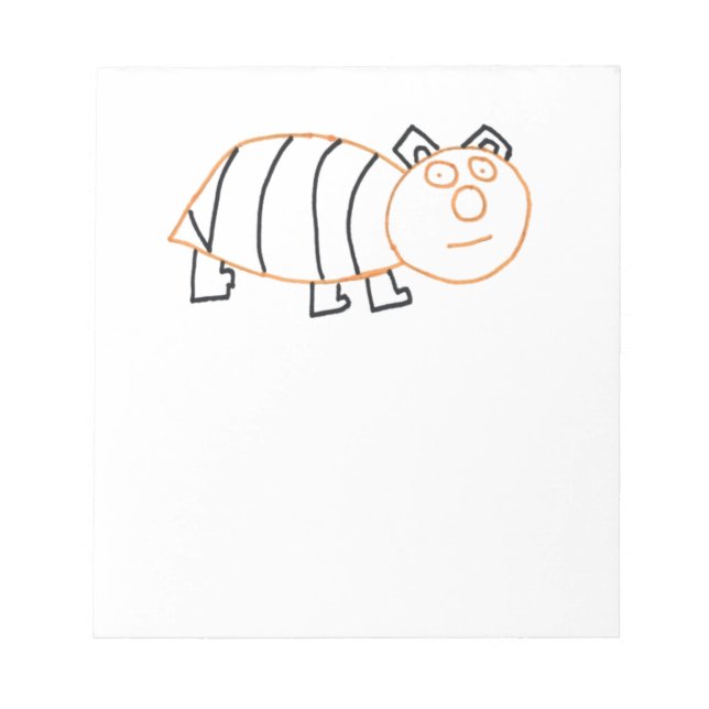 Bloco De Notas Urso de Abelhas (Frente)