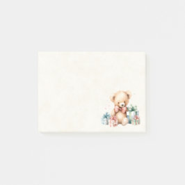 Bloco De Notas Urso de Teddy Bonito com Presentes de Natal