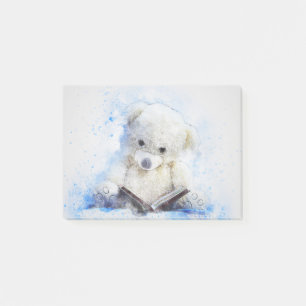 Bloco De Notas Urso de ursinho abstrato