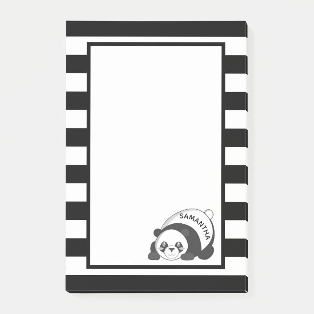 Bloco De Notas Urso Panda (Frente)