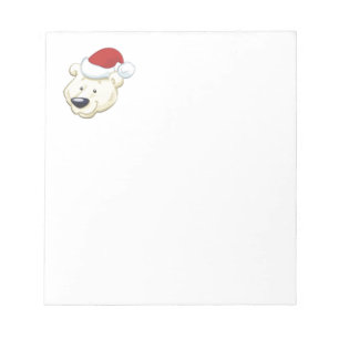 Bloco De Notas Urso Polar de Natal