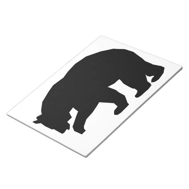BLOCO DE NOTAS URSO PRETO (Inclinado)