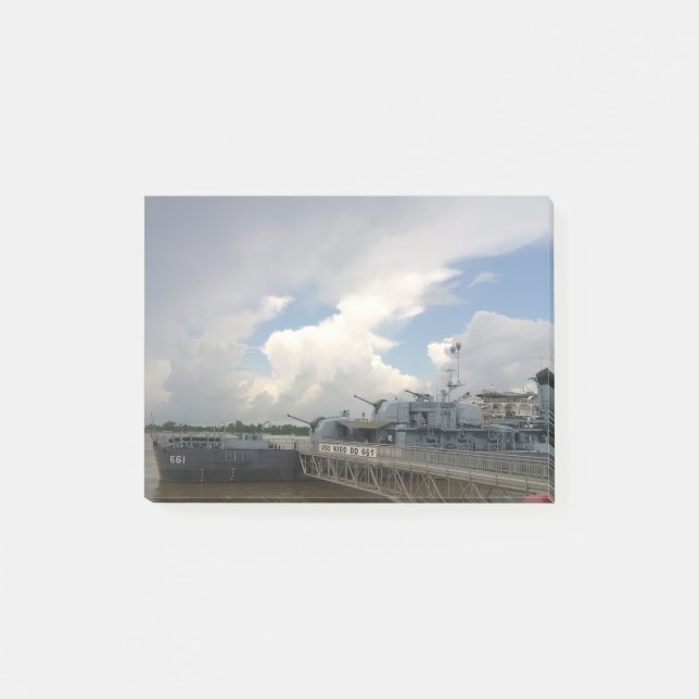 Bloco De Notas USS KIDD Postar suas notas (Frente)