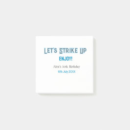 Bloco De Notas Vamos sobe cinza azul feliz nome de 10 anos