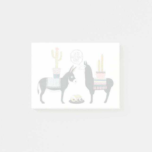 Bloco De Notas Vamos Taco Sobre Amor (Frente)