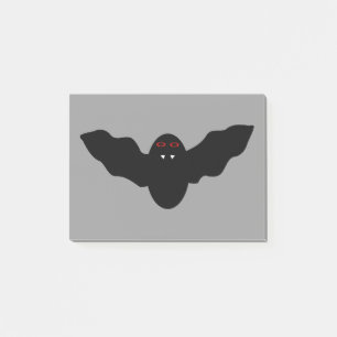 Bloco De Notas Vampiro Cat Faced Bat Halloween Posta as notas Pad