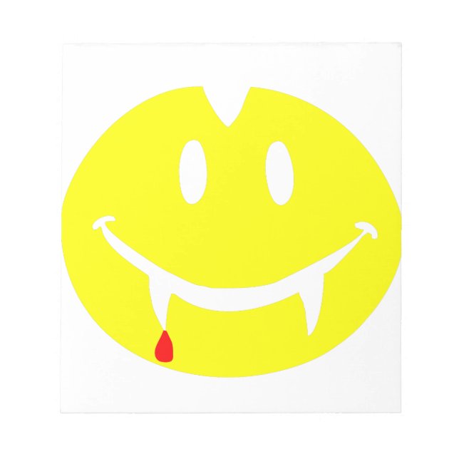 Bloco De Notas vampiro emoji dracula (Frente)