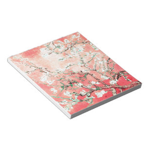 Bloco De Notas Van Gogh Almond Blossoms Peach