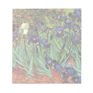 Bloco De Notas Van Gogh Irises, Vintage Garden Fine Art