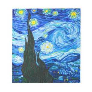 Bloco De Notas Van Gogh Starry Night