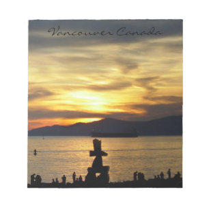 Bloco De Notas Vancouver Notepad Personalizado Vancouver Souvenir