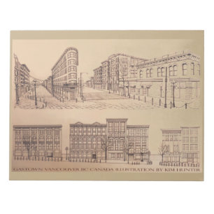 Bloco De Notas Vancouver Notepad Vancouver Gastown Art Souvenir