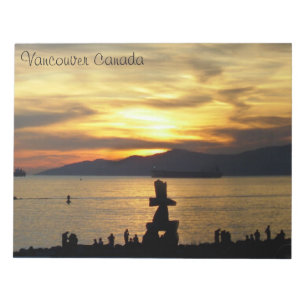 Bloco De Notas Vancouver Notepad Vancouver Landmarks Souvenir