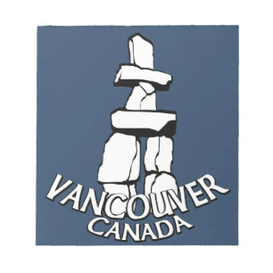 Bloco De Notas Vancouver Notepad Vancouver Landmarks Souvenir
