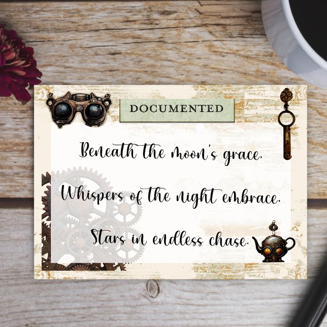 Bloco De Notas Vapor antigo, engrenagens enferrujadas, Mecânico 4 (Criador carregado)