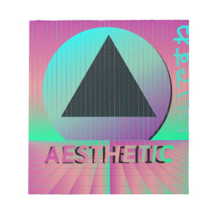 Bloco De Notas vaporwave estético