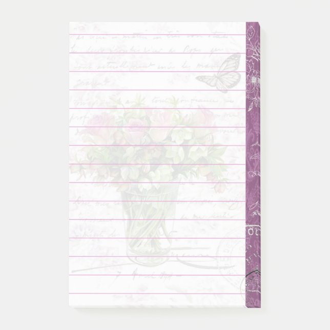 Bloco De Notas Vaso de flores (Frente)