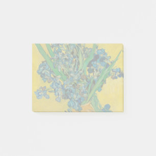 Bloco De Notas Vaso de Van Gogh com Íris Impressionismo Clássico