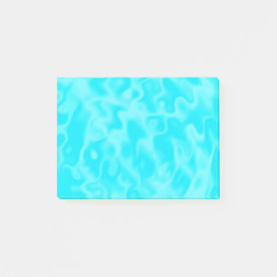 Bloco De Notas Vazio Azul de Água Aqua