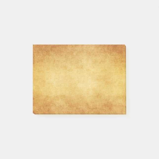 Bloco De Notas Vazio Dourado do papel da antiguidade do (Frente)