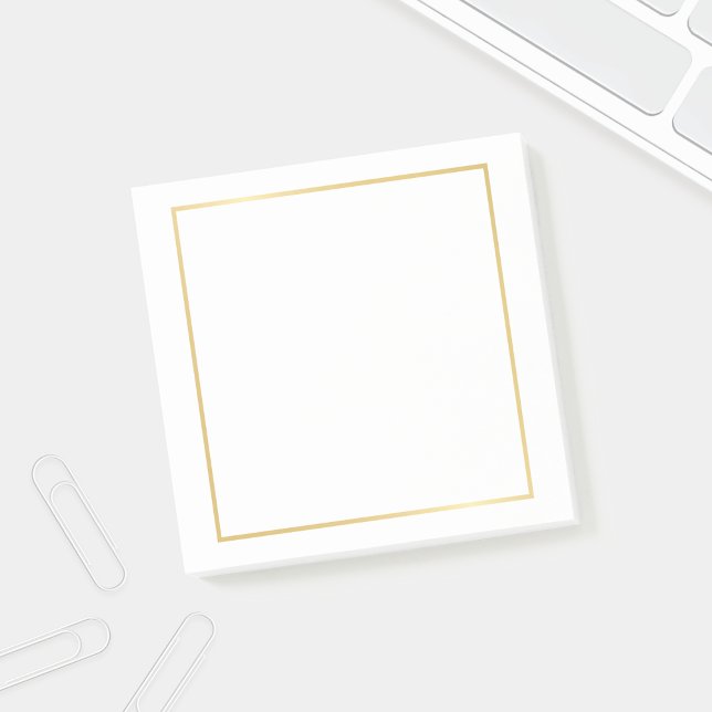 Bloco De Notas Vazio Faux Gold Foil (Criador carregado)