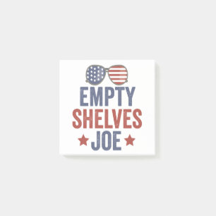 Bloco De Notas Vazio Shelves Joe Funyy Conservador Anti-Liberal
