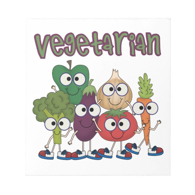 Bloco De Notas Vegetariano (Frente)