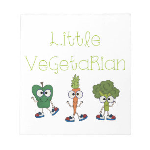 Bloco De Notas Vegetariano pequeno