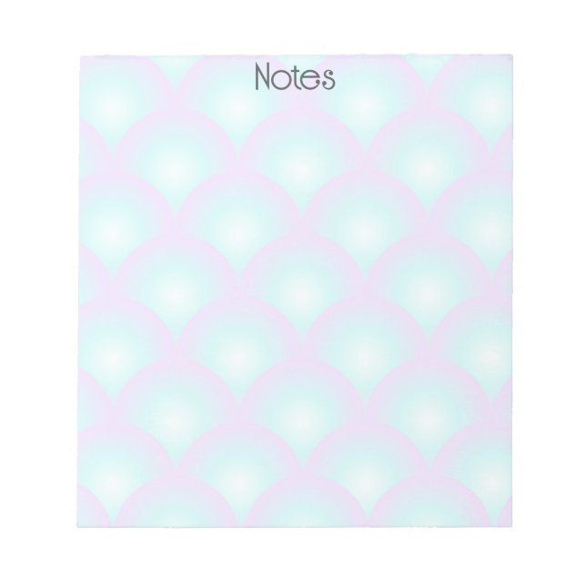 Bloco de Notas Vela Azul Ombre (Frente)