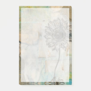 Bloco De Notas Vellum Floral I