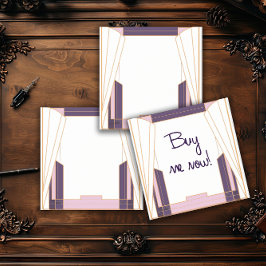 Bloco De Notas Velvet Night Geometry Art Deco