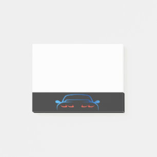 Bloco De Notas Vendedor Automóvel De Automóveis