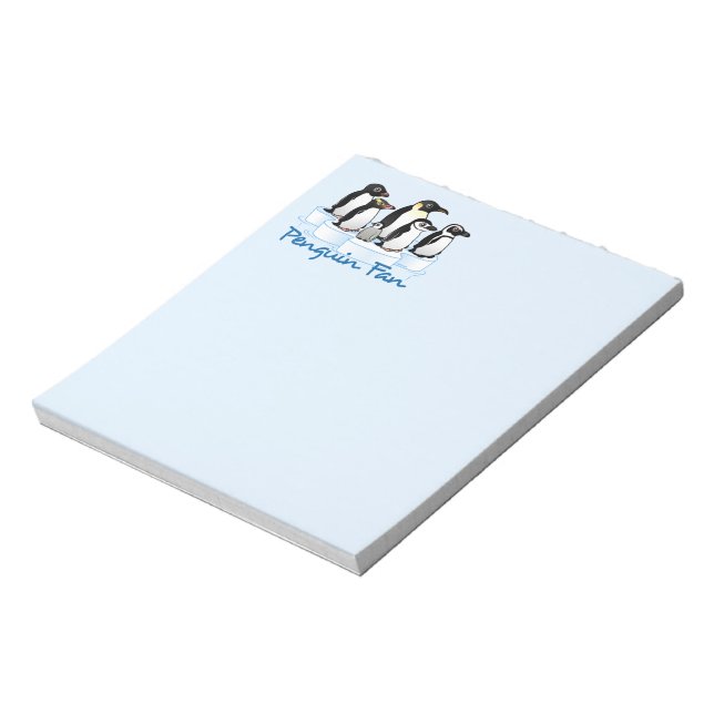 Bloco De Notas Ventilador de pinguim (Invertido)