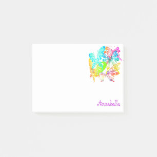 Bloco De Notas Verdadeiro Reino do Rainbow Morpho Butterflies
