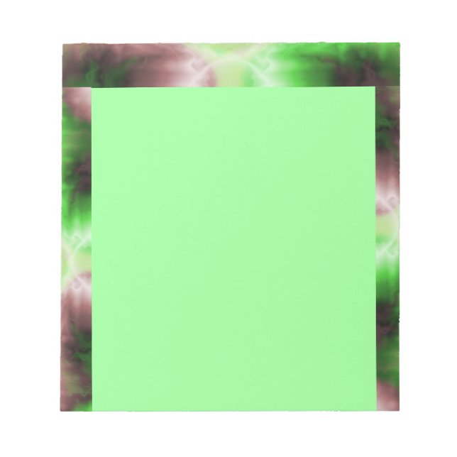 Bloco de notas verde (Frente)