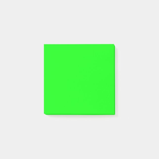 Bloco De Notas Verde Brilhante (Frente)