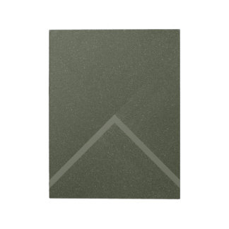 Bloco de Notas Verde de Seta Diagonal - Personaliz