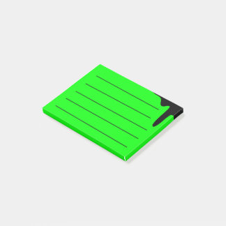 Bloco De Notas Verde neon