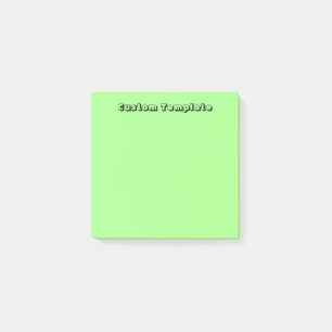 Bloco De Notas Verde Pastel