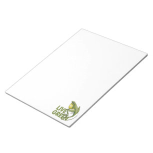Bloco De Notas Verde vivo
