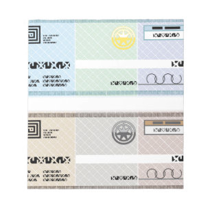 Bloco De Notas Verificação da Empresa Verificação do Bonus do Ofe