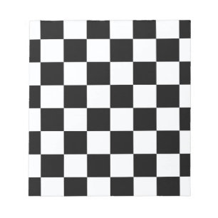 Bloco De Notas Verificadores preto e branco