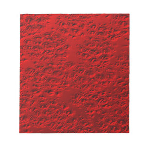 Bloco De Notas Vermelho danificado