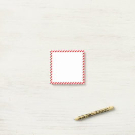 Bloco De Notas Vermelho e branco, em tiras