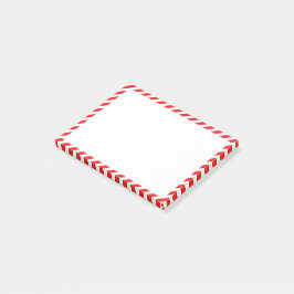Bloco De Notas Vermelho e branco, em tiras