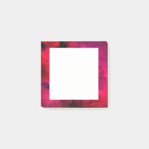 Bloco De Notas Vermelho escuro e roxo, preto e Abstrato moderno
