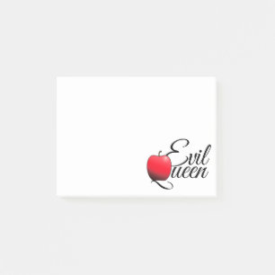 Bloco De Notas Vermelho mau Apple da rainha