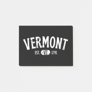 Bloco De Notas Vermont Retro Vintage VT